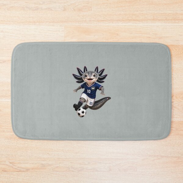 Item preview, Cute France Axolotl Soccer Mascot – Number 10 Football Fan Cartoon designed and sold by MonsoonInkX.