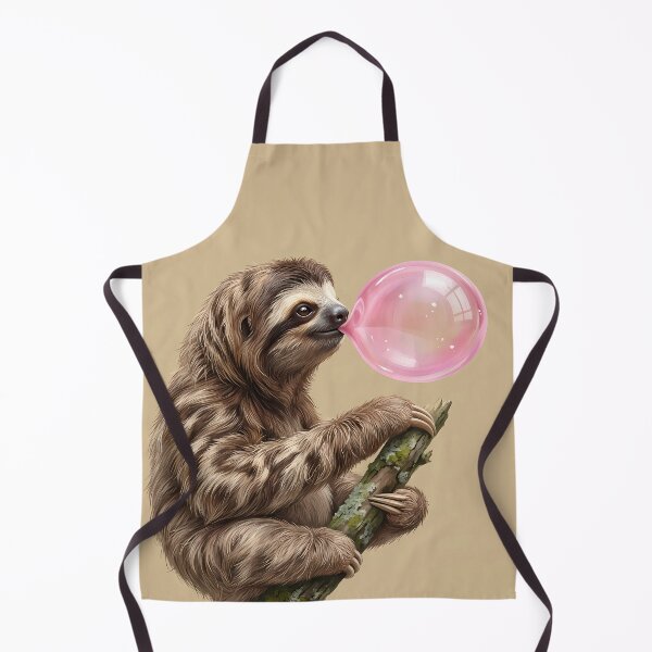 Item preview, Sloth blowing pink bubble gum designed and sold by Safwat-Aziz.