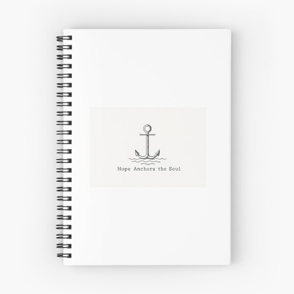 Item preview, Hope Anchors the Soul – Christian Anchor Typography Design designed and sold by Alpha-Hood.