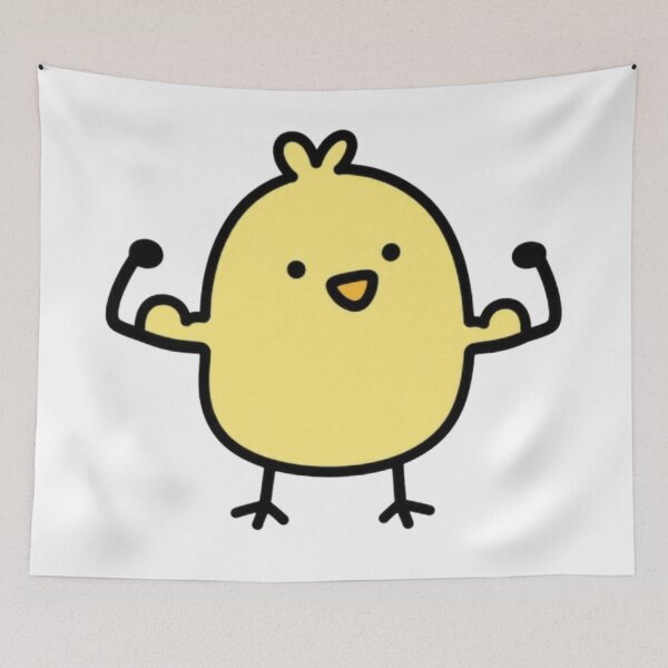 Item preview, Strong Little Chick Showing Muscles designed and sold by Snurly.