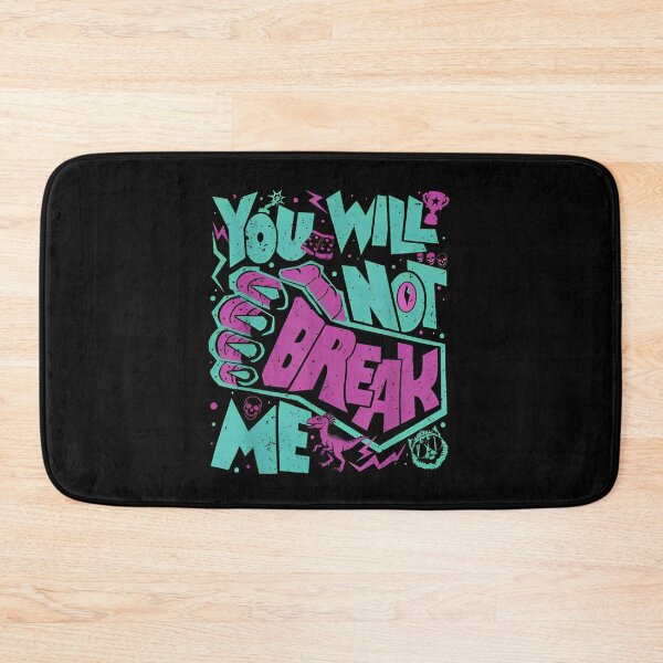 Item preview, You Will Not Break Me Motivational Resilience Quote designed and sold by Theaurore.