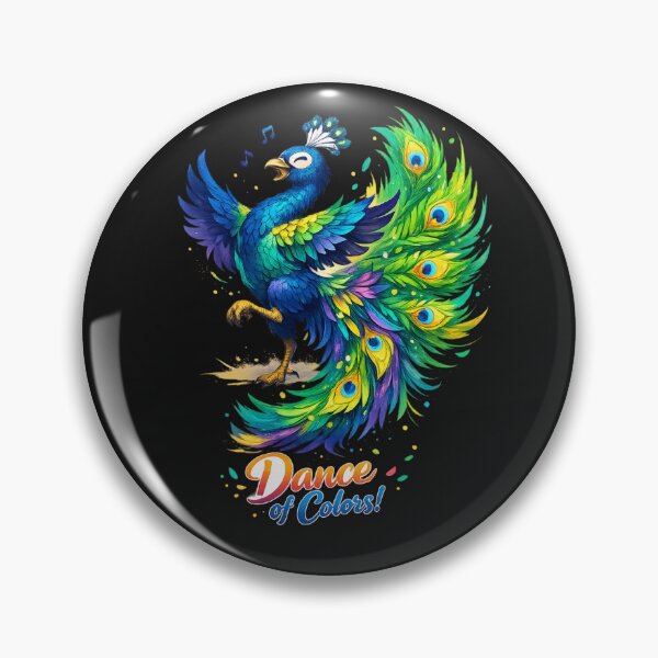 Item preview, Dance of Colors – Vibrant Dancing Peacock Design designed and sold by EdgeSphere.