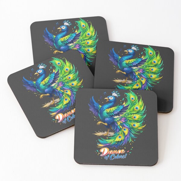Item preview, Dance of Colors – Vibrant Dancing Peacock Design designed and sold by EdgeSphere.