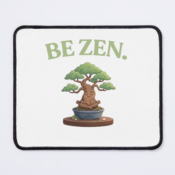 Item preview, BE ZEN. Meditating Bonsai Tree designed and sold by Mikelapapela.