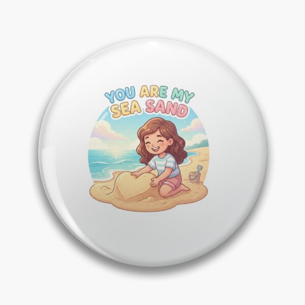 Item preview, You Are My Sea Sand Beach Sticker designed and sold by Imaginarium of Chaos falcon88 .