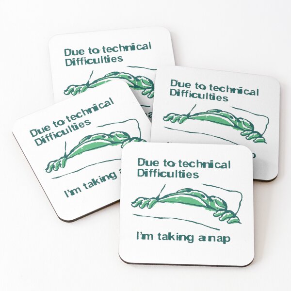 Item preview, Due To Technical Difficulties I'm Taking A Nap Frog Meme designed and sold by JossDesign15.