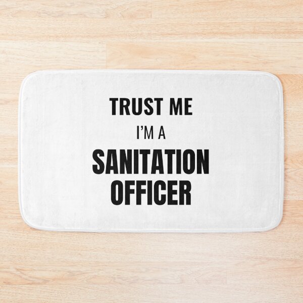 Item preview, Trust Me I'm a Sanitation Officer (Black) designed and sold by ShipCrewNation.