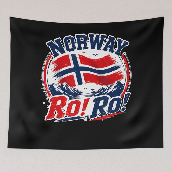 Item preview, Norway Flag Shirts And Norwegian Flag With Ro Ro Norway designed and sold by Mdcazeem.