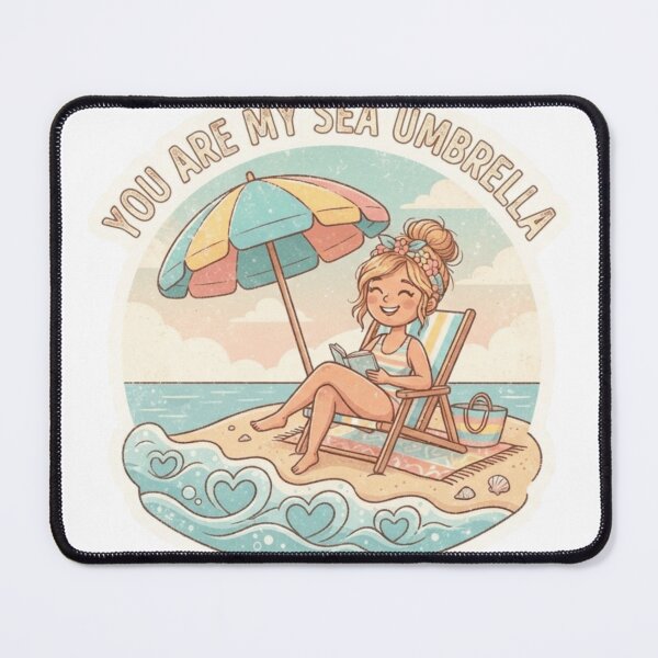 Item preview, You Are My Sea Umbrella Sticker designed and sold by Imaginarium of Chaos falcon88 .