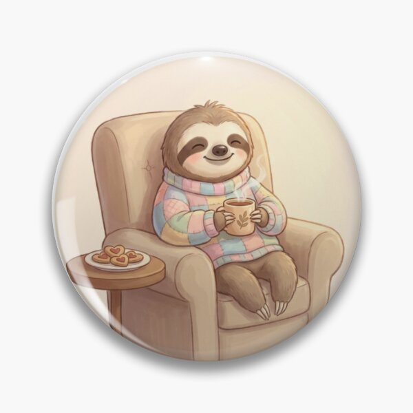 Item preview, Cozy Sloth Coffee Lounge designed and sold by abdelski.