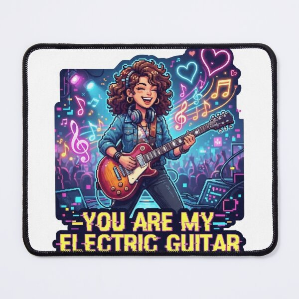 Item preview, You Are My Electric Guitar Music Sticker designed and sold by Imaginarium of Chaos falcon88 .