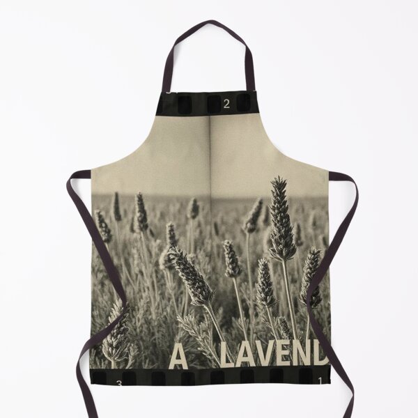Item preview, Lavender Field in Black and White Vintage Photograph Style designed and sold by RAISC.