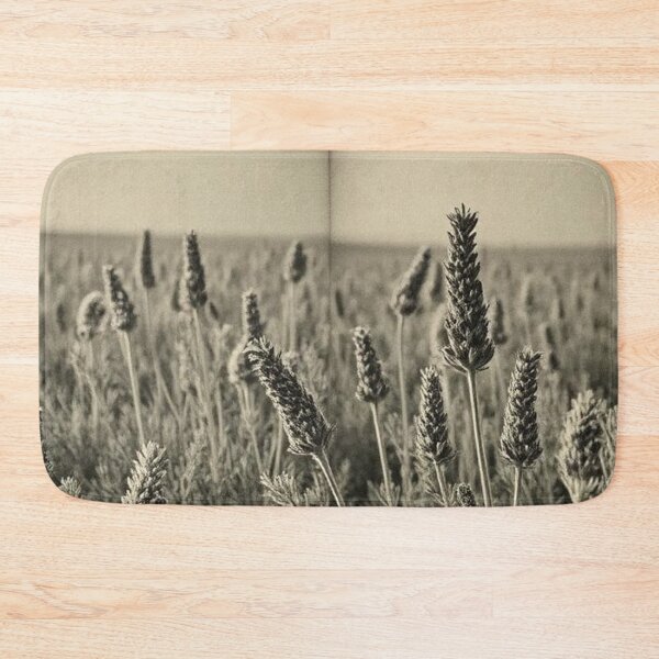 Item preview, Lavender Field in Black and White Vintage Photograph Style designed and sold by RAISC.