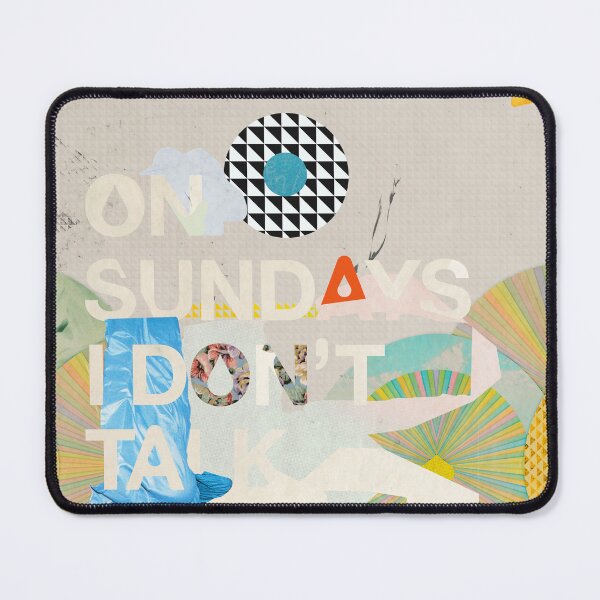 Item preview, On Sundays I Don't Talk designed and sold by microbie.