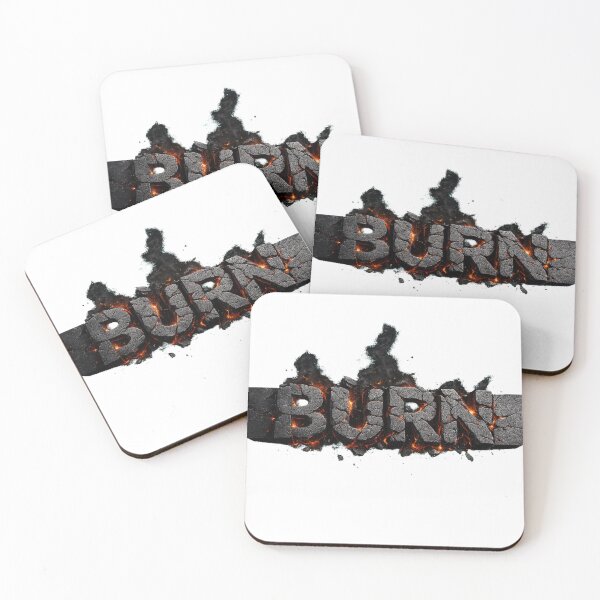 Item preview, BURN Art: Flaming Stone & Volcano Fire Design designed and sold by Bhinfy.