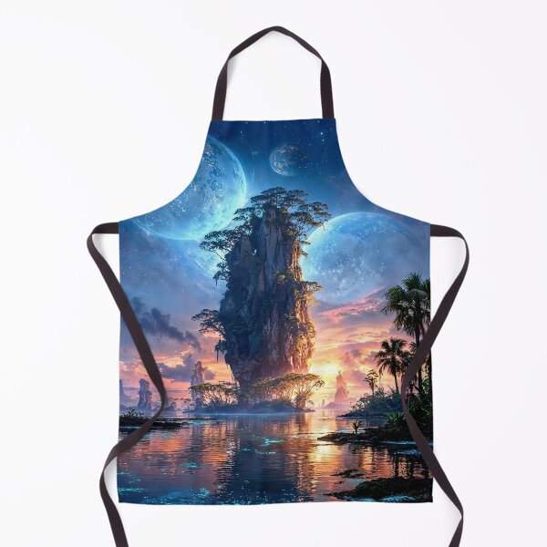 Item preview, Alien World Landscape with Floating Islands designed and sold by Safwat-Aziz.