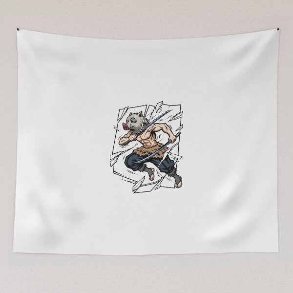 Item preview, Wild Boar Mask Swordsman Vintage Anime Design designed and sold by rythnazorsylli.