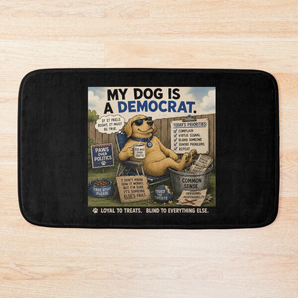 Item preview, My Dog is a Democrat, Funny Political, Sarcastic  T shirts for Everyone designed and sold by OlaZ12.