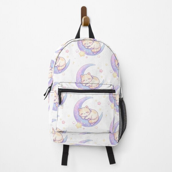 Item preview, Cute Moon Cats Floral Dream designed and sold by MonaDesignLab.