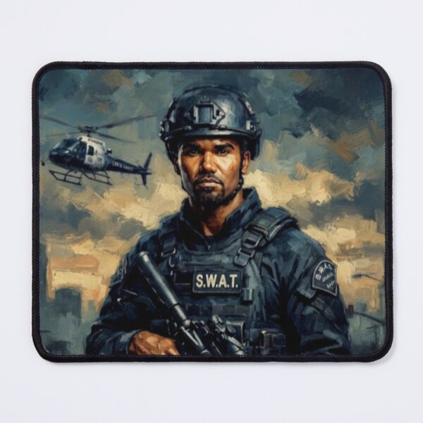 Item preview, S.W.A.T.: Action Crime Drama Tactical Tribute Art Poster designed and sold by Art's Diner.