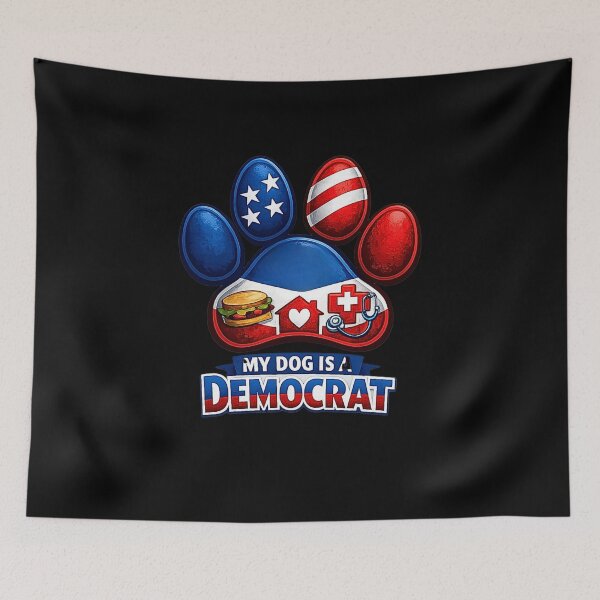 Item preview, My Dog is a Democrat designed and sold by FANTASYoDarknes.