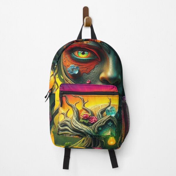 Item preview, Forest Energy Face – Surreal Nature Glow designed and sold by FotoworldEdel.