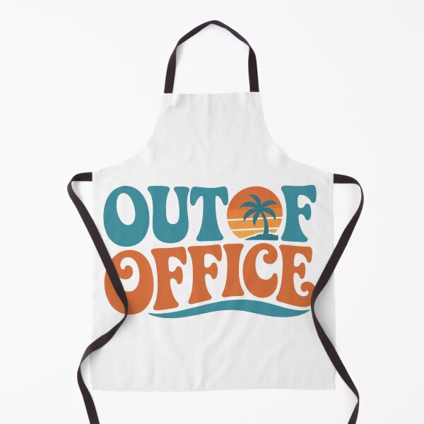 Aperçu de l'œuvre Out Of Office — Retro Vacation Funny Quote Sticker créée et vendue par NUFADE.