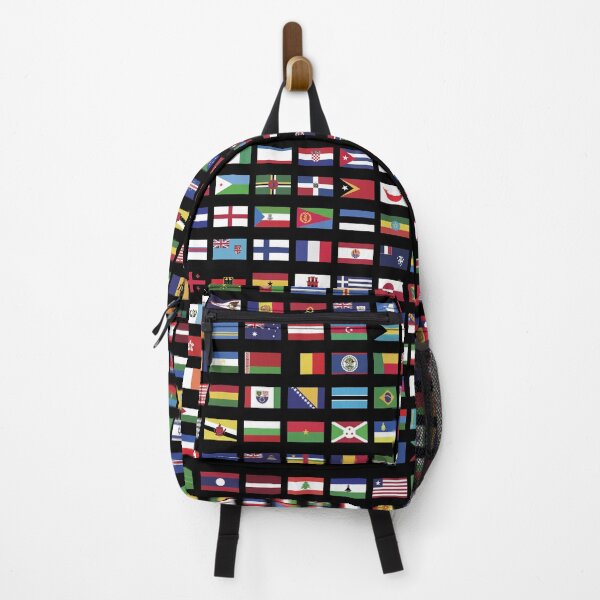 Item preview, World Flags On Black Background designed and sold by Divine Ease.