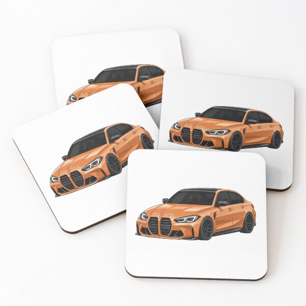 Item preview, G80 3 Competition Fire Orange Performance Sedan Mini Toon designed and sold by VenZolic.