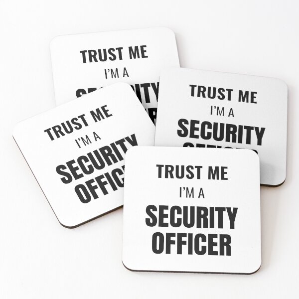 Item preview, Trust Me I'm a Security Officer (Black) designed and sold by ShipCrewNation.