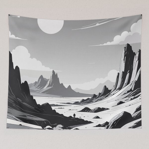 Item preview, Black and white Sci fi  designed and sold by Colorsandpixels.