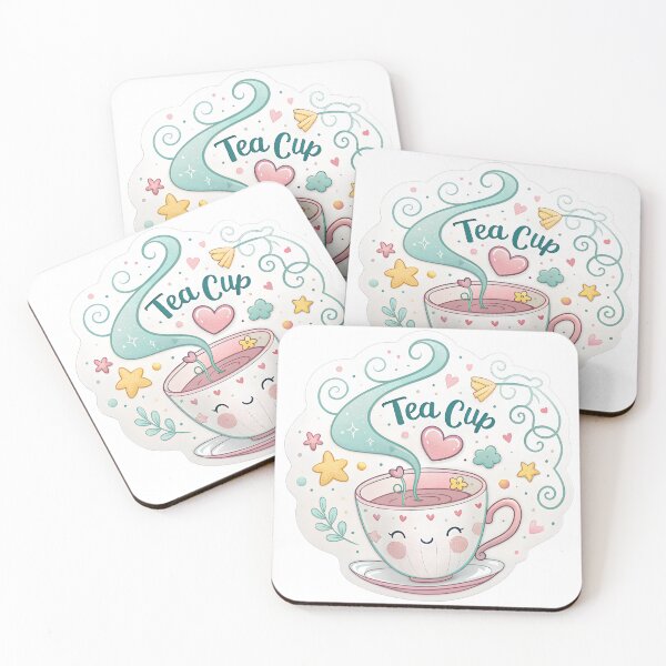 Item preview, Tiny Joy Club Cute Pastel Teacup designed and sold by KHCreativeLab.