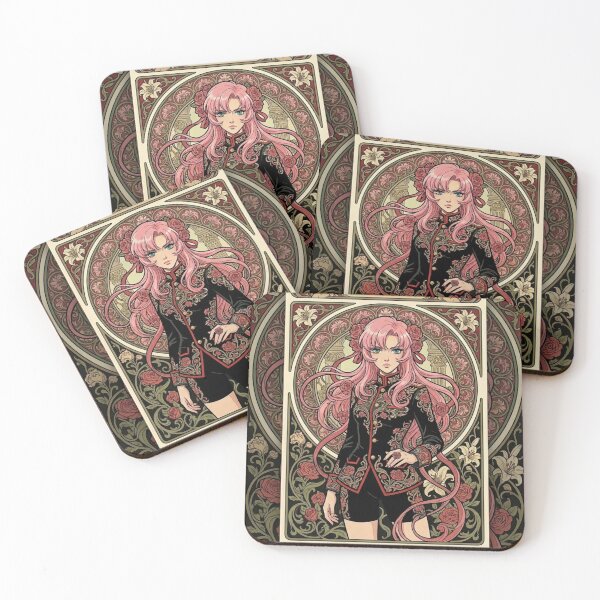 Item preview, Revolutionary Girl Utena in Alphonse Mucha Style designed and sold by Solace Sparkles.