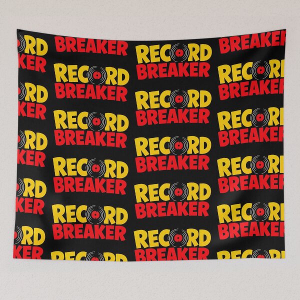 Item preview, Record Breaker Funny Vinyl Record Music Design designed and sold by TeeTimeTreasure.
