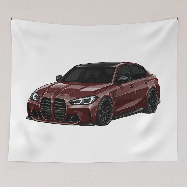 Item preview, G80 3 Competition Aventurine Red Performance Sedan Mini Toon designed and sold by VenZolic.