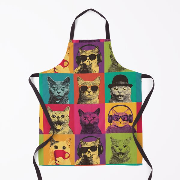 Item preview, Cute Cats Funny Retro Pop Art Cat Lovers Cat Mom Dad designed and sold by SecretDicer.