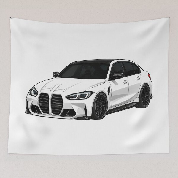 Item preview, G80 3 Competition Alpine White Performance Sedan Mini Toon designed and sold by VenZolic.