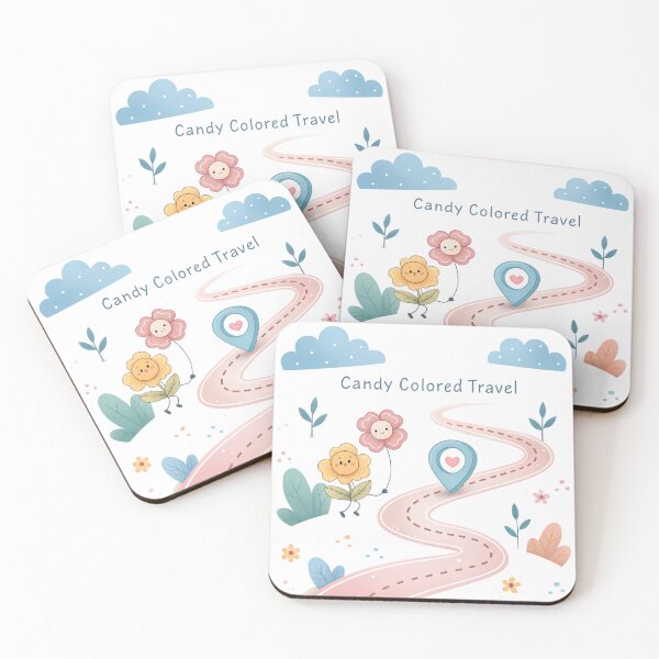 Item preview, Happy Little Detour Cute Pastel Road designed and sold by KHCreativeLab.