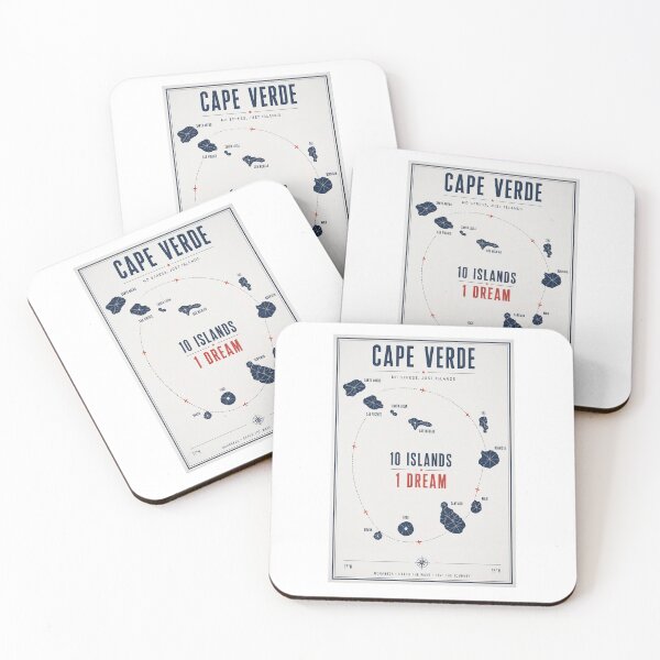 Item preview, Copy of Cape Verde 10 Islands One Dream Map Design - Type B designed and sold by Jack n' Sally's.