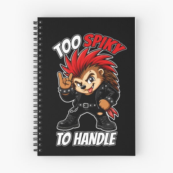 Item preview, Too Spiky To Handle Punk Hedgehog Mascot designed and sold by Karma Design.