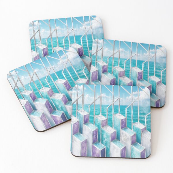 Item preview, Ocean Geometry – Turquoise Edition designed and sold by LuluLeb.