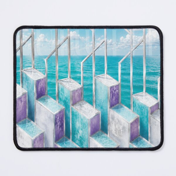 Item preview, Ocean Geometry – Turquoise Edition designed and sold by LuluLeb.