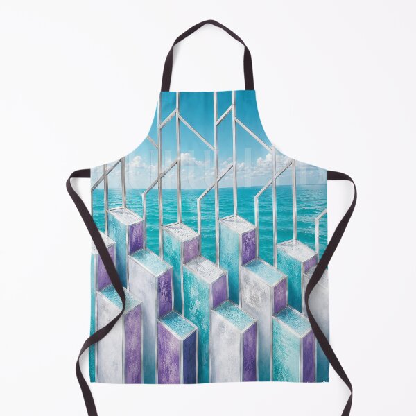 Item preview, Ocean Geometry – Turquoise Edition designed and sold by LuluLeb.