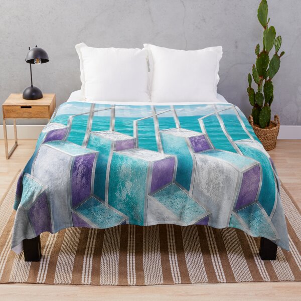 Item preview, Ocean Geometry – Turquoise Edition designed and sold by LuluLeb.