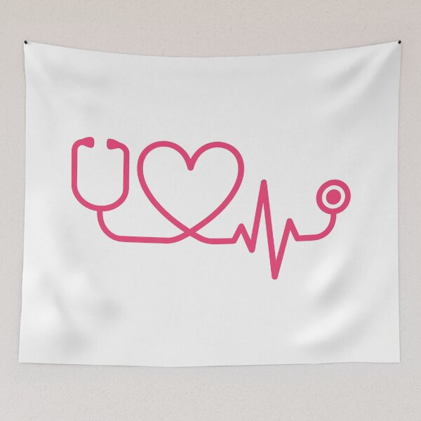 Item preview, Nurse shirt with stethoscope designed and sold by abstractsmile.
