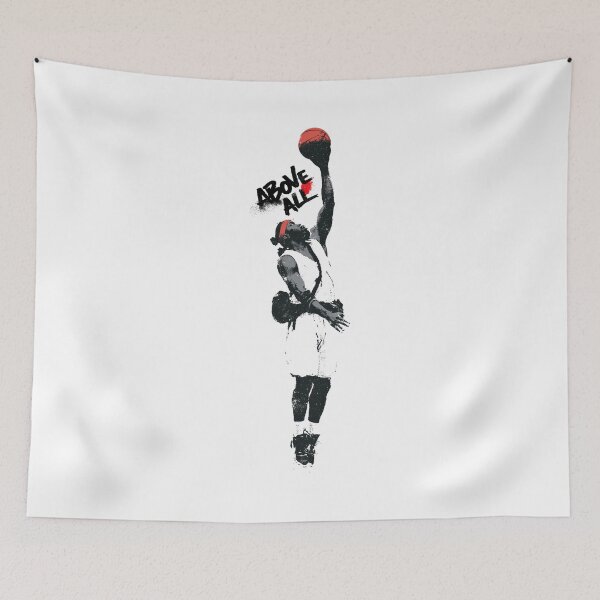 Item preview, High Flying Basketball Slam Dunk In Graffiti designed and sold by EdvvinStudios.