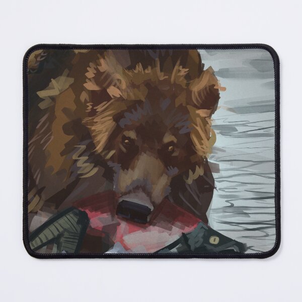 Item preview, Bear hunting in a river | Digital art painting  designed and sold by Lewtradarts.