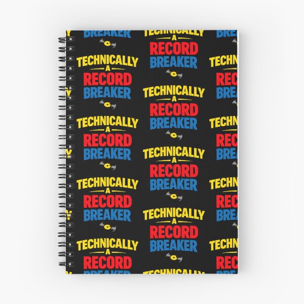 Item preview, Technically A Record Breaker Funny Vinyl Music Pun Design designed and sold by TeeTimeTreasure.