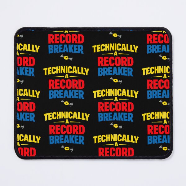 Item preview, Technically A Record Breaker Funny Vinyl Music Pun Design designed and sold by TeeTimeTreasure.