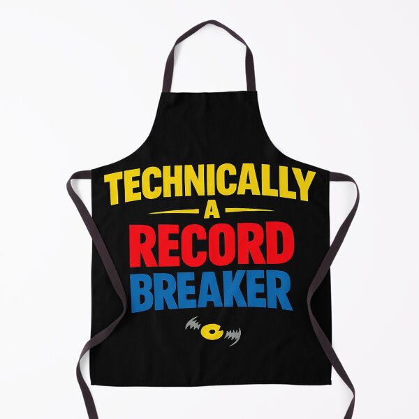 Item preview, Technically A Record Breaker Funny Vinyl Music Pun Design designed and sold by TeeTimeTreasure.